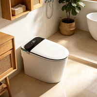 WC intelligent électrique automatique avec siège chauffant, télécommande, cuvette en céramique, pour usage hôtelier
