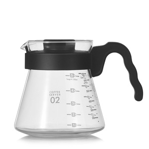 Serveur de café en verre Verser sur Carafe <span class=keywords><strong>Micro</strong></span>-ondes 600mL Café goutteur Pot à café en verre - Product Image 1