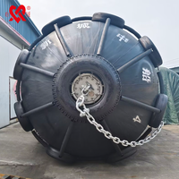 Pare-battage pneumatique en caoutchouc Yokohama pour bateau, certifié BV, norme ISO17357, flottant, marin, avec chaîne et pneu