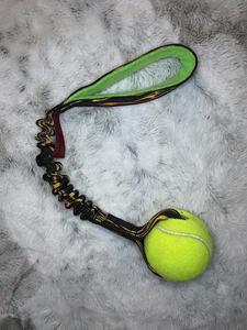 Commercio all'ingrosso Dog Tug Toy Ball Tug Of War Toss Play Fetch Dog Ball Handmade Dog Training giocattoli interattivi - Product Image 2