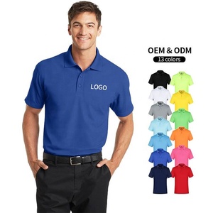 Prix discount 100% polyester séchage rapide hommes polo t-shirts sensation fraîche maille respirant été à manches courtes t-shirts - Product Image 2