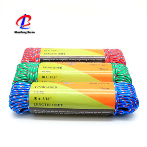 <span class=keywords><strong>Cuerda</strong></span> Trenzada <span class=keywords><strong>de</strong></span> <span class=keywords><strong>Polipropileno</strong></span> (PP) <span class=keywords><strong>de</strong></span> 1/<span class=keywords><strong>2</strong></span> Pulgada y 16 Hilos con Alta Resistencia a la Abrasión, Certificación ISO, para Uso en Construcción - Product Image 5