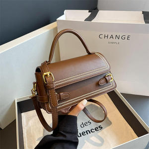 Sac à main tendance en PU haut de gamme à motif pierre, sac bandoulière extrêmement simple - Product Image 5