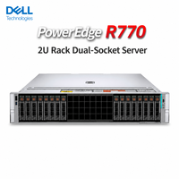 Server Rak Enterprise Dell PowerEdge R770 2U Prosesor Xeon 6 DDR5 ECC RAM 8TB Siap untuk Pelatihan AI HPC Tersedia