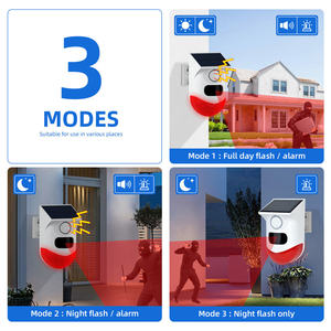 Alarme de sécurité domestique CT80WR, anti-vol, détecteur de mouvement extérieur TUYA WIFI, détecteur de mouvement PIR, alimenté par énergie solaire, étanche IP65, capteur de mouvement - Product Image 5