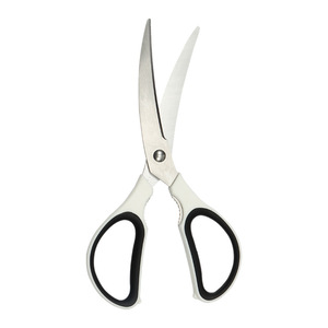 Yangjiang Stainless Steel Kitchen Scissors White Gray Multi Purpose Food Cutting Shears For <b>Meat</b> And Bone Handling - Product Image 4