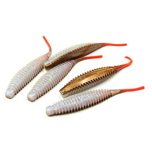 Selco-SEÑUELOS blandos de pesca, cebo Artificial de cola larga, de plástico PVC, para Sábalo, <span class=keywords><strong>gusano</strong></span>, Swimbait - Product Image 1