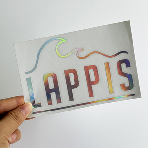 Không thấm nước UV chống lại chuyển ngoài trời Tùy Chỉnh chết cắt Xe Cửa sổ đề can tùy chỉnh Holographic vinyl dán chữ - Product Image 3