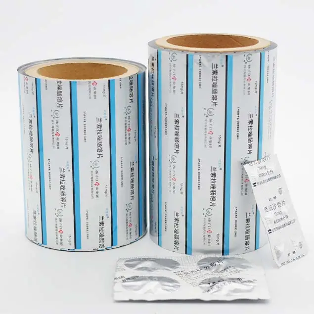 Strip Tablet Pilin Segel Aluminium Foil Farmasi untuk Produsen Kemasan