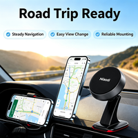 Support de téléphone portable pour voiture, style moderne, aimant puissant, anti-vibration, portable, rotation à 360°, pliable, support de tableau de bord pour téléphone, en vente