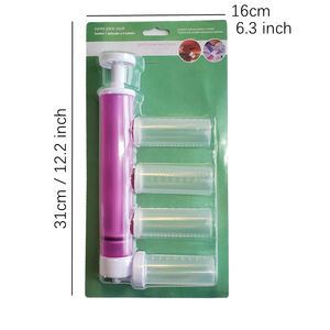 Pulvérisateur de <span class=keywords><strong>pâtisserie</strong></span> <span class=keywords><strong>Aérographe</strong></span> <span class=keywords><strong>manuel</strong></span> pour décorer les gâteaux, les cupcakes et les desserts - Product Image 6