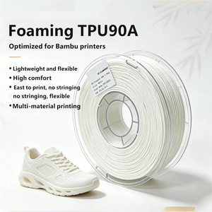 Filamento de Impresión 3D Universal de TPU90A Espumado de Baja Densidad y Alto Rebote, 1.75mm, para FDM - Product Image 3