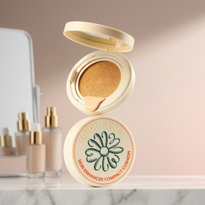 Brukesia Air Cushion Skin Enhancer, crème BB longue durée, base de maquillage, infusée de perles minérales pour éclaircir les cernes, convient à tous les types de peau - Product Image 3