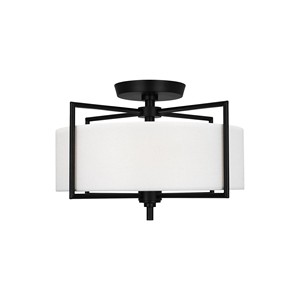 Lámpara de Techo Moderna Ultra Minimalista de Acero Inoxidable y Vidrio Esmerilado |   Iluminación Moderna para Hoteles y Oficinas - Product Image 2