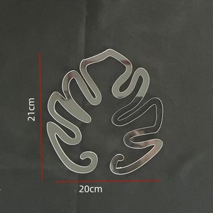 괴물 모양의 식물 줄기 프레임 고정 브래킷은 아크릴 링 거북 껍질 대나무 클립을 지원합니다 - Product Image 4