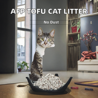 Litière pour chat en tofu végétal 100% non-OGM de qualité alimentaire, à base d'amidon de pois, de maïs et de tapioca, ultra-séchage rapide, faible poussière, contrôle des odeurs, agglomération rapide