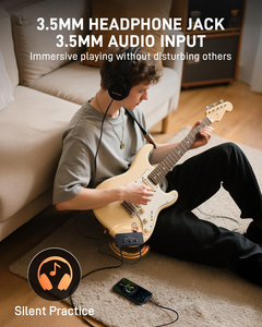 Amplificateur de casque pour <span class=keywords><strong>mini</strong></span>-<span class=keywords><strong>guitare</strong></span> F1R, amplificateur de <span class=keywords><strong>guitare</strong></span> électrique <span class=keywords><strong>mini</strong></span> FBA-10 10W avec son clair - Product Image 4