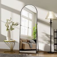 Espejo de Cuerpo Entero con Marco Personalizado, Espejo de Pared de Gran Tamaño para Vestidor, Espejo de Pie para Sala de Estar