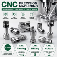 Composants de tournage et de fraisage CNC de haute précision sur mesure, pièces métalliques usinées sur mesure en aluminium et acier inoxydable, moules en aluminium sur mesure