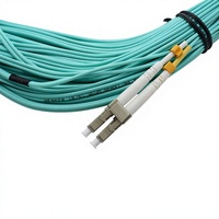 Cordon optique DLC/PC-DLC/PC Multimode OM3 Longueur 20m avec câble pigtail OFNR insensible aux plis de 2,0 mm