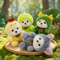 Nouveaux animaux du zodiaque transformés en décorations de table en forme d'ours, jouets en peluche parfumés, poupées pour enfants, cadeaux, porte-clés en peluche