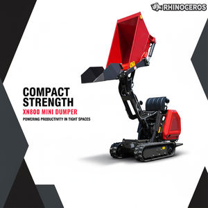 Mini <span class=keywords><strong>brouette</strong></span> <span class=keywords><strong>à</strong></span> essence Transporteur 500 kg 800 kg Chariot <span class=keywords><strong>à</strong></span> chenilles Chargeur frontal avec <span class=keywords><strong>moteur</strong></span> et pompe pour les fermes - Product Image 1