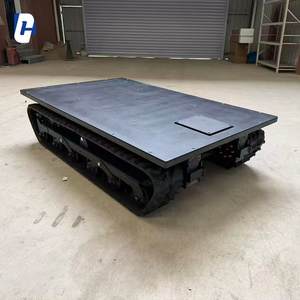 แชสซีแบบติดตามขนาดกะทัดรัดปรับแต่งได้เพื่อช่วงล่างไฮดรอลิกยางพร้อมตัวเลือกไดรฟ์ระยะไกล - Product Image 1