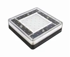 Solar Paver Brick Lights Square Solar Underground Lamp Solar Inground Pathway Light color changing led paver light