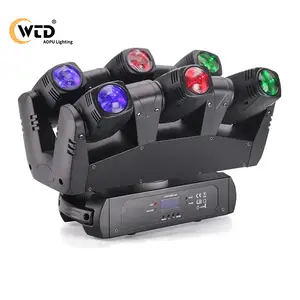 High Cost-effective Stage Lighting 6 Heads LED Moving Head DJ Spot Beam Light