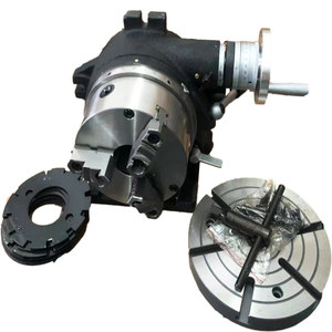 Tête d'indexation de 6 pouces (160 mm) avec mandrin à trois mors de 40 mm pour fraiseuse - Product Image 1
