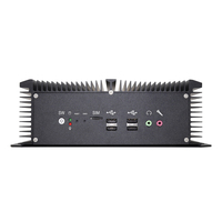 OEM ODM Core I7 4500U VGA+HD Dual Display Fanloze Industriële Mini PC RS232 COM 4G SIM Computer Ondersteuning Watchdog, Automatische aanwaking