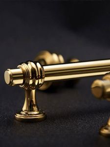 WEKIS Modern Bedroom Home Furniture Hardware Zinc Alloy Gold Exterior Cabinet Handles Dresser Pulls Drawer Pulls - Product Image 2