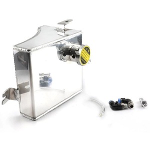 Réservoir de refoulement de liquide de refroidissement en aluminium Auso-Racing 1,75 L pour Nissan 240SX S13 Racing Upgrade - Product Image 3