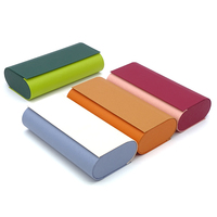 Étui de protection pour lunettes de soleil semi-rigides de forme irrégulière, tendance, avec double compartiment, boîte de voyage pour hommes et femmes