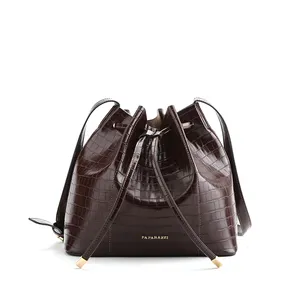 10367# 2023 New Arrivals Ladies hand Bags Designer Handbags Famous Brands PU Ladies Handbag Alligator Leather Bucket Bag Women