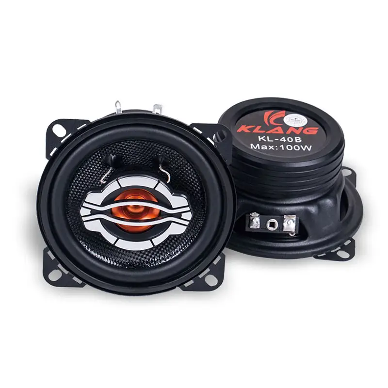 Alto-falantes componentes de áudio automotivo OEM direto da fábrica de 4 polegadas 12V Alto-falante estéreo coaxial de gama completa pioneiro som magnético de buzina de baixo