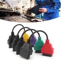 Cable adaptador de escáner OBD2, 4 Uds., reemplazo de Cable de diagnóstico de escaneo ECU para escáner Fiat ECU