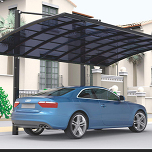 Parasol para cobertizo de coche de aleación de aluminio y protección contra la lluvia Venta directa de fábrica Aceptar personalización - Product Image 3
