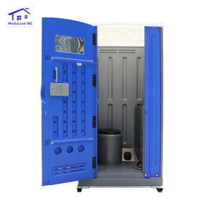 Toilettes portables modernes en plastique, installation facile, toilettes mobiles préfabriquées pour atelier, usage public - Product Image 3