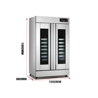 Machine d'épreuve de pâte à pain de chambre de fermentation de boulangerie commerciale de 16 plateaux avec le jet