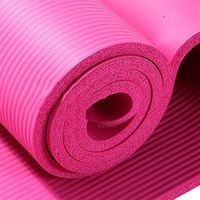 Tapis de yoga épais en NBR de haute qualité, antidérapant, avec logo personnalisé, de la marque YC, pour le yoga et le Pilates, longueur 183 cm, épaisseur 1 cm
