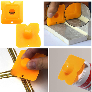 5-em-1 DIY calafetagem bocal aplicador de acabamento ferramenta raspador espátula de cola de plástico pá para telha tijolo Joint Floor Silicone OEM - Product Image 2