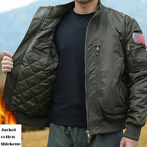 <span class=keywords><strong>Blouson</strong></span> d'aviateur d'extérieur Veste tactique à col <span class=keywords><strong>de</strong></span> baseball Veste d'aviateur décontractée à poches multiples Veste <span class=keywords><strong>de</strong></span> <span class=keywords><strong>pilote</strong></span> coupe-vent - Product Image 3