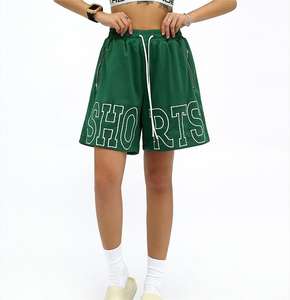 Shorts de basket-ball pour hommes de haute qualité, personnalisés, brodés, en tissu actif, taille mi-haute élastique, respirant, fermeture - Product Image 3