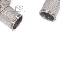 Tubo de Escape de Alto Flujo OEM SS304 para Audi RS6 RS7 C8 4.0T 2021-2022, Tubo de Escape Aislado para Mejora de Potencia