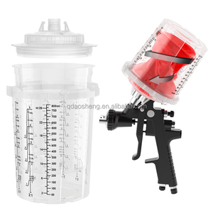 Kit de gobelets jetables pour mélange de peinture et pistolet de pulvérisation 600 ml, 50 pièces, pour finition <span class=keywords><strong>automobile</strong></span> HVLP/LVLP, en matériau PP, vente en gros - Product Image 2