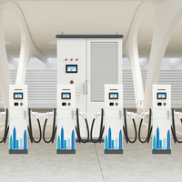 Station de charge EV 240KW 400KW 480KW chargeur rapide dc ev de type split avec double bornes