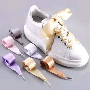 Tali Sepatu Renda Sepatu Putih Kustom DIY Funky