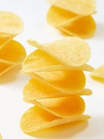 Grosir camilan eksotis baru diluncurkan CIP kentang rasa garam laut melon hijau 115g chip rasa baru
