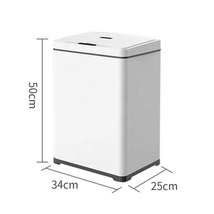 <span class=keywords><strong>Cubo</strong></span> <span class=keywords><strong>de</strong></span> <span class=keywords><strong>basura</strong></span> <span class=keywords><strong>con</strong></span> <span class=keywords><strong>Sensor</strong></span> automático para cocina, <span class=keywords><strong>cubo</strong></span> <span class=keywords><strong>de</strong></span> <span class=keywords><strong>basura</strong></span> inteligente <span class=keywords><strong>de</strong></span> 30l y 8 galones, para reciclaje comercial, grande, suave y cerrado - Product Image 2